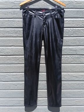 Tripp NYC Black Faux Leather Skinny Pants